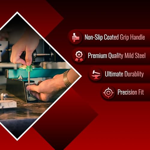 Image of Spartan 5-in-1 Multi-Purpose Screwdriver Kit with Mini Claw Hammer | Forged Carbon Steel Head | Non-Slip Rubber Grip Handle | Stubby Hammer & Screwdriver Set for Woodworking, DIY & Household Repair