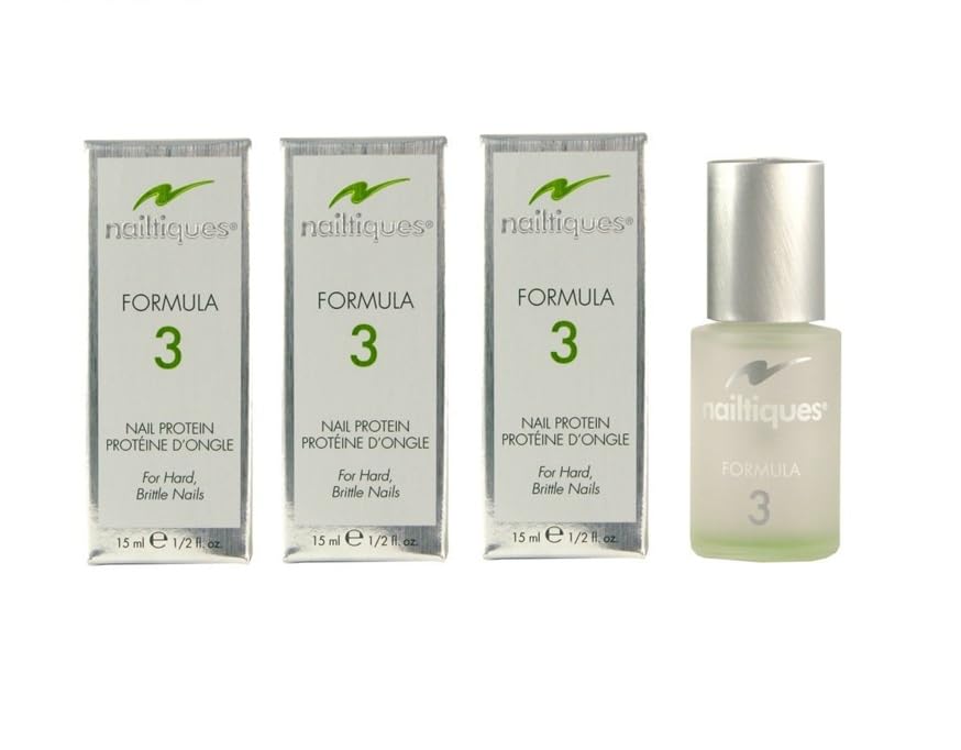 Nailtiques Formula 3 Nail Protein 0.5 oz, 3-Pack