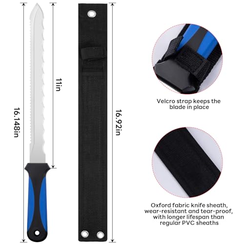 Cuchillo aislante para corte 11 pulg acero inox miniatura 6