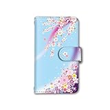 [スマとく] iPhone 12 手帳型 ケース カード ミラー スマホケース 携帯ケース 携帯カバー スマホカバー アップル トゥエルブ docomo au SoftBank SIMフリー w012_i 和柄 さくら 桜 スマホ手帳型