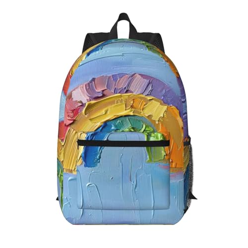 Sac à dos voyage noir arc-en-ciel pour vos escapades de week-end