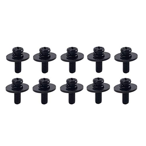 image for Exceart 10pcs Drum Mounting Screws with Washers for Drum Lugs Black, 1