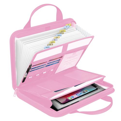 onvvippiv File Organizer Fireproof Expanding Accordion File Folder