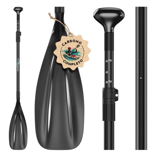 Fowawu Crbono Completo 3-Parte Remo Paddle Surf Telescópico 160cm-210cm Para Tabla De Surf Canoa Sup, Pala Sup Paddle Ligero Y Portátil 1.45 Lbs 657g Con Doble Quilla Para Competiciones Y Touring Fowawu Crbono Completo 3-Parte Remo Paddle Surf Telescópico 160cm-210cm Para Tabla De Surf Canoa Sup, Pala Sup Paddle Ligero Y Portátil 1.45 Lbs 657g Con Doble Quilla Para Competiciones Y Touring