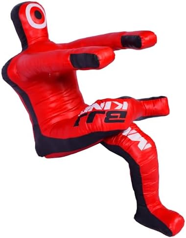Grappling Dummy, Black Fabric Training Equipment for BJJ, Judo, K...