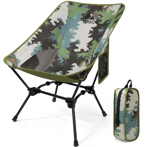 TUIKEN Ultralight Camping Chair Backpacking Chair, Portable Camp Chair with