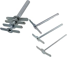 FZN Cork Borer Set of 6 (Brass) nickel plated.