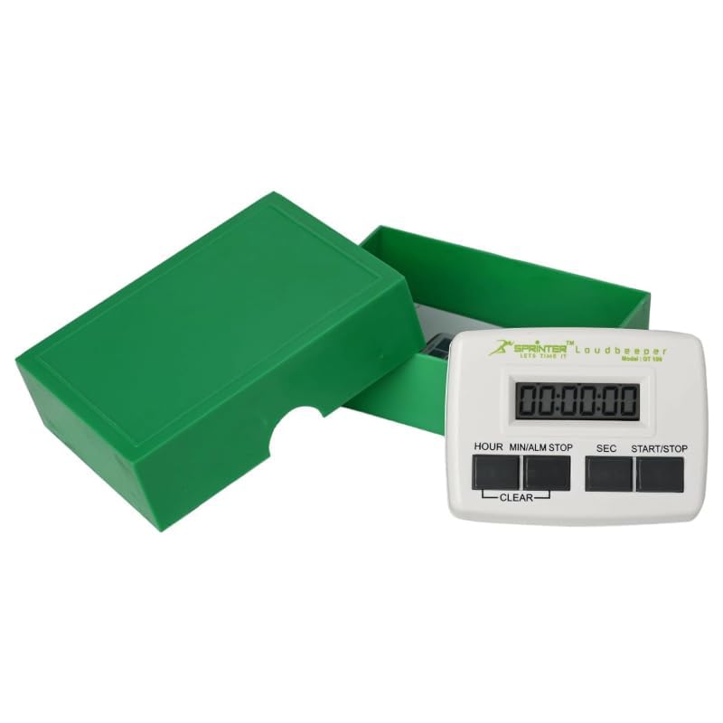 Image of LABART White Digital Timer (‎DT 109) with Extra Loud Sound for Laboratories, Kitchen