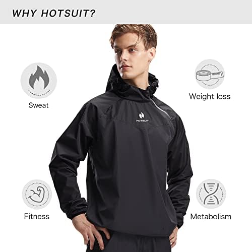 HOTSUIT Sauna Suit for Men Sweat Sauna Jacket Pant Gym Workout Sweat Suits 4 41cUtgKb3zL. AC