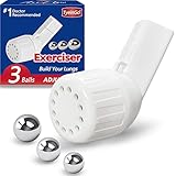 Flutter Valve for Lungs, Lung Trainer, Lung Exerciser Device EXPIRATORY White