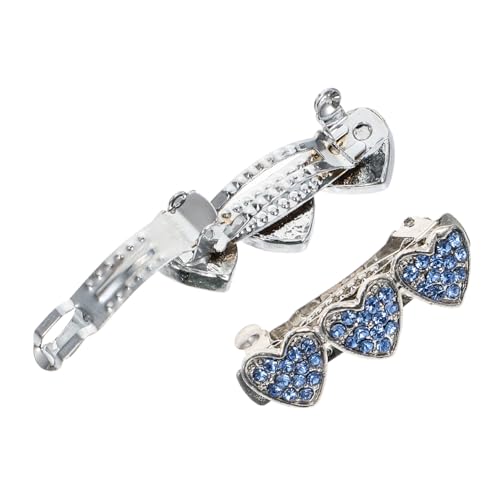 HANABASS 2個 ペットのヘアアクセサリー 犬小屋 犬の爪切り 犬のブライダル 落とし穴 マット 糸くず 子犬のヘアピン 犬用パールヘア 子犬のヘア 装飾犬のヘア 合金