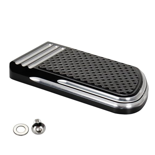 Repose-pieds Defiance grand patin de pédale de frein pour Harley FL Softail Touring 1980-2017