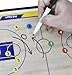 MASKEOBAP Basketball Coaching Board Coaches Clipboard Tactical Magnetic Board, Portable Basketball Coach Board with Dry Erase, Zipper Bag and Marker Pen