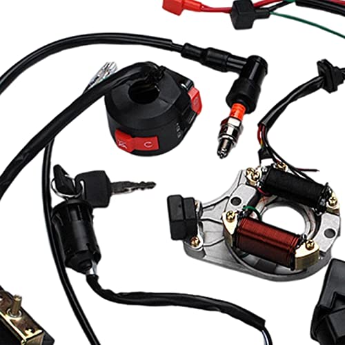 KESOTO 1 conjunto completo de estator de fiação elétrica com relé solenoide Cdi bobina de ignição ad