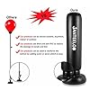 Inflatable Punching Bag - GEMGO 59 Inch Boxing Bag with Stand for Adults|Kids - Boxing Equipment for Practicing|Taekwondo|Karate Muay Thai|Martial Arts