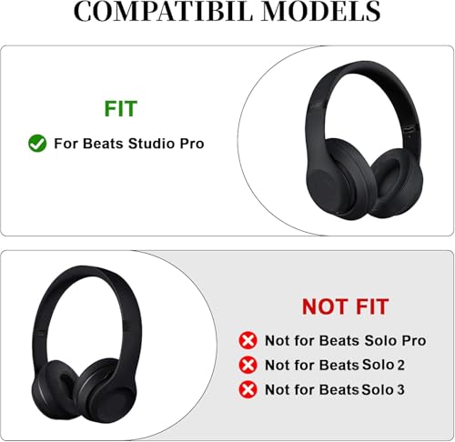 Coussinets de rechange Beats Studio réparer mousse usée noir - 2