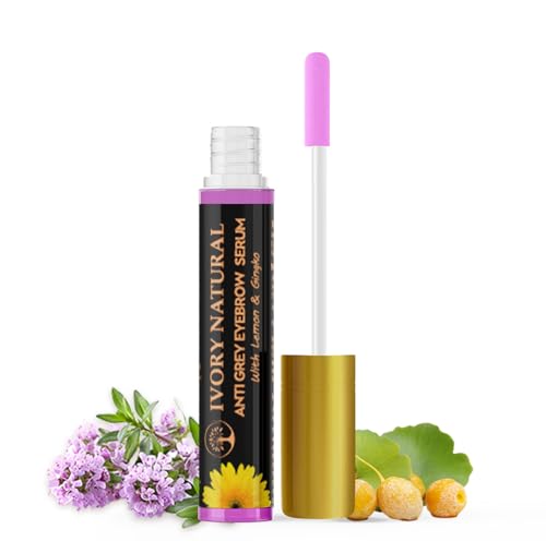 Image of Grey Eyebrow Serum (10ml) - Ayush Ministry Certified - Rejuvenates, Nourishes, and Restores Natural Color of Eyebrows | Both Men & Women