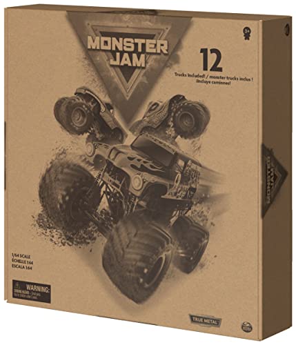 Monster Jam, Official 12-Pack Of 1:64 Scale Die-Cast Monster Trucks, Amazon Exclusive #TOP6