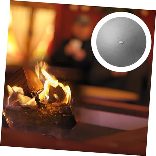 RUNROTOO Universaldeckel für Herd kaminofen zubehör kaminzubehör Nur Ersatztopfdeckel Ofendeckel Herddeckel Ofenabdeckung Herd über Jahrgang Brandschutz Multi- Topf- Deckel Eisenofen Gasherde-9