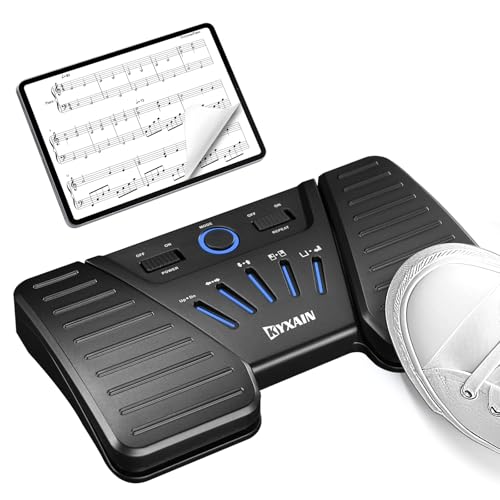 Kyxain KYXAIN-JSP01 Wireless Page Turner Pedal, Bluetooth Page Turner Pedal For Ipad, Rechargeable Music Page Turner Foot Pedal cover