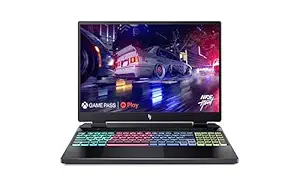 Acer Nitro 16, Ryzen Ai Powered Gaming Laptop AMD Ryzen 7 7840HS Octa Core Processor (8GB/ 512 GB SSD/NVIDIA Geforce RTX 4050 6GB Graphics/Windows 11 Home) AN16-41 with 40.64 Cm (16