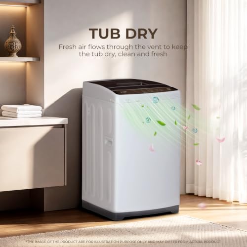 Image of Haier 7 Kg 5 Star Fully Automatic Top Load Washing Machine with Oceanus Wave Drum, Magic Filter, 8 Wash Programs (HWM70-AEN, Moonlight Silver, Stainless Steel Drum, 15 Mins Quick Wash)