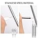 4 Pcs SIM Card Tool Kit with Openers Needle Ejector Compatible for All iPhone Apple iPad/HTC/Samsung Galaxy/Moto/OnePlus/Google Cell Phone and Smart Watch Link Remover