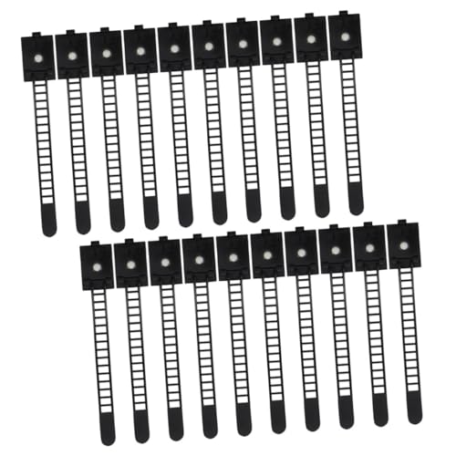 25 Clips adhesivos organizadores para cables y alambres para oficina miniatura 1