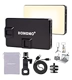 Portable Phone Camera Selfie Light: HONOMO 120 LED Light for iPhone & Camera | 3000mAh Rechargeable | Accessory for Taking Pictures, Tiktok Video & Streaming, Content Creator Essentials