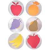 READY 2 LEARN Giant Stampers - Fruit - Set of 6 - Easy to Hold Foam Stamps for Kids - Arts and Crafts Stamps for Displays, Posters, Signs and DIY Projects
