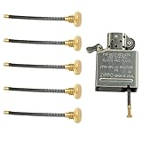 IN SELECT Lighter Repair Kit- Flint Spring Screw Replacement Parts Compatible with Zippo Lighters Durable Brass Spare Parts for DIY Repair EDC Essentials 5 pack