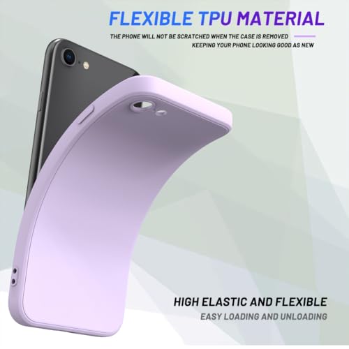 Image of for iPhone SE /8 /7 Case Purple, Scratch Resistant with Soft Touch, Slim Thin Phone Cover for iPhone SE 3rd Gen (2022), iPhone SE 2nd Gen (2020), iPhone 8 /7 4.7 inch