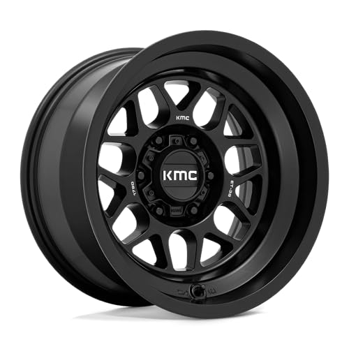 Amazon.com: 17x9 KMC KM725 TERRA Satin Black Wheel 6x5.5 (-38mm