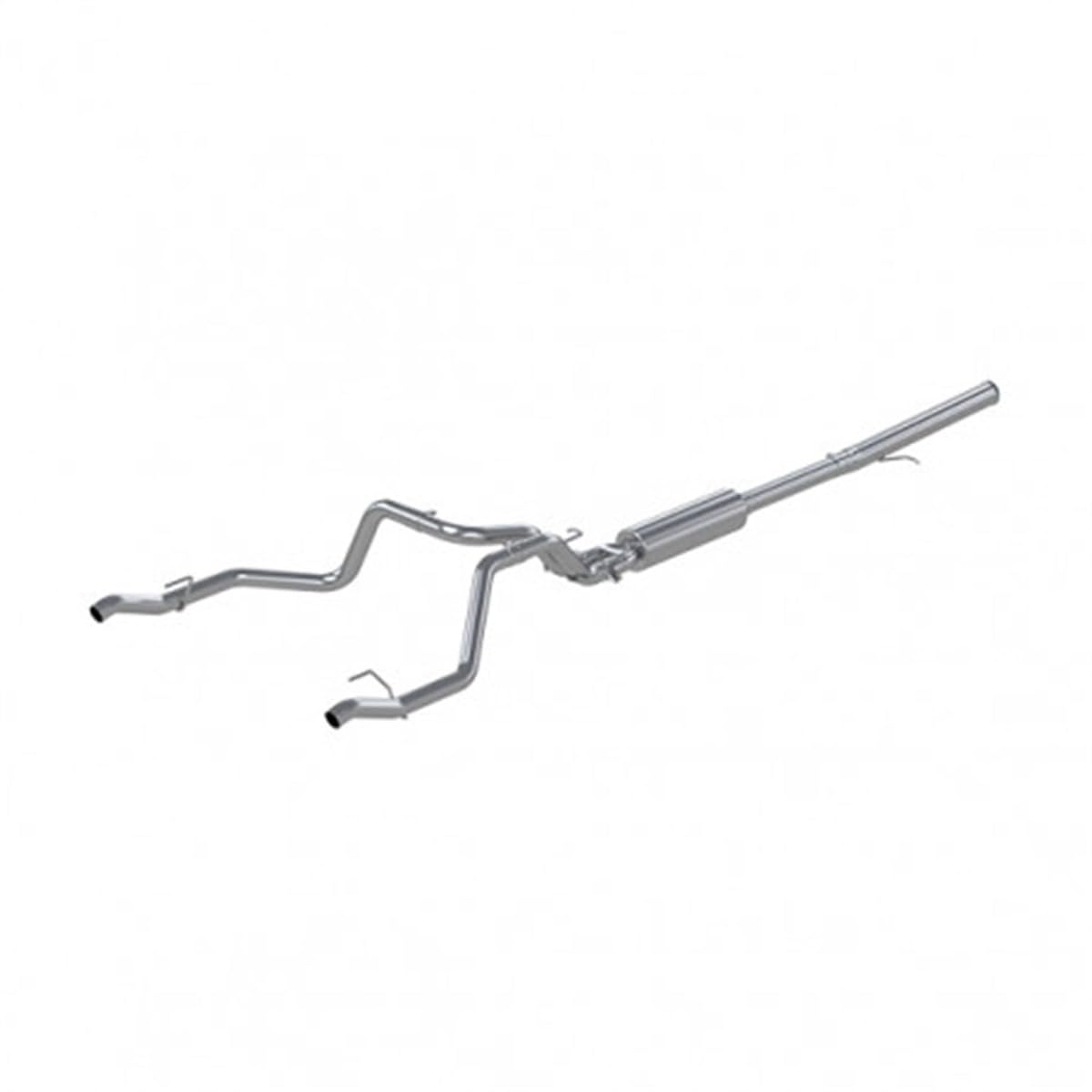 MBRP S5065AL 19 Chevy Silverado 1500 6.2L 2.5in Catback Dual Rear Exit Aluminized