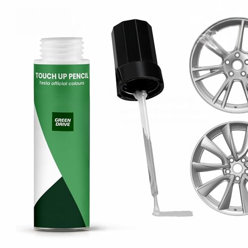 Stylo Retouche Peinture Jantes - Sonic Silver - Jantes Sport 19” (2019-2022) / Jantes Performance avant 2020 / Jantes Gemini Model Y 19”- Tesla Model 3 & Y...