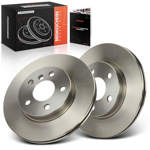 Frankberg Brake Disc Set incl. 2x Discs Front Vented Ø280mm Compatible with M.i.n.i F56 M.i.n.i F55 M.i.n.i Cabriolet F57 2 Active Replace# 34116866295,34116799347
