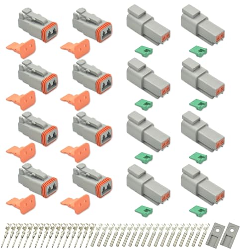Connecteurs étanches DT 2 broches pour rénover l'électricité d'un van