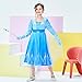 Girls Dress Snow Queen Ice Snowflake Crown Wand Princess Costume Size 12