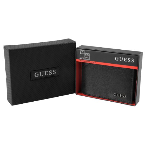 Guess Mens Textured Bi-Fold Passcase Wallet4