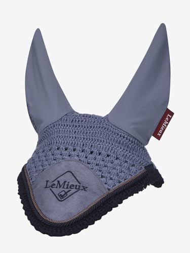 Bonnet anti-mouches LeMieux Jay Blue taille Medium pour protection cheval - 8