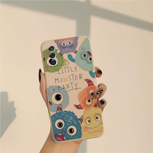 PAIXIKYZ Compatible con Samsung Galaxy M52 5G - Funda Silicona Suave Bordes Rectos Protección Total Cámara