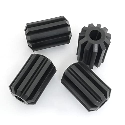 Itrolle 4Pcs Roof Snow Rake Replacement Wheels For Shingle Saver Roof Rakes Snow Rake Wheel Replacement Wheels Snow Rakes Accessory, Black #TOP2