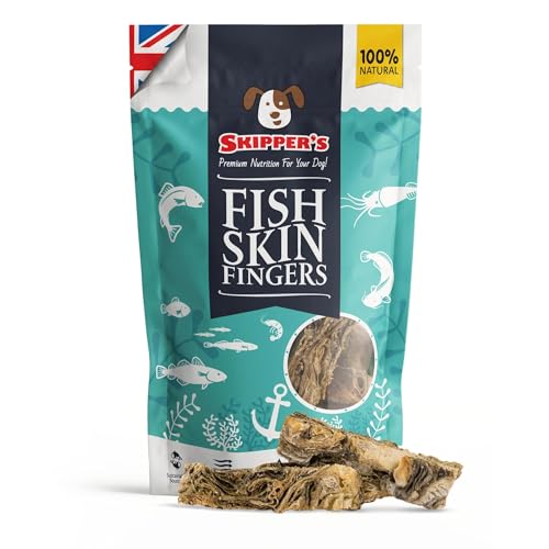 SKIPPERS Fish Skin Jerky Fingers 250g Air-Dried Grain Free Chews