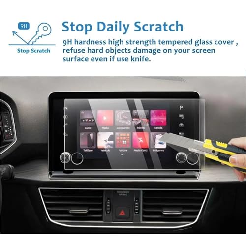 Protection d'écran Seat Tarraco anti-rayures pour console multimédia 8 pouces - 2