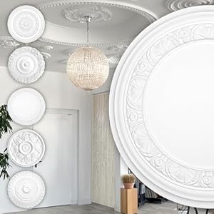 Hexim Perfect Stuckrosette B3014 PU Weiß