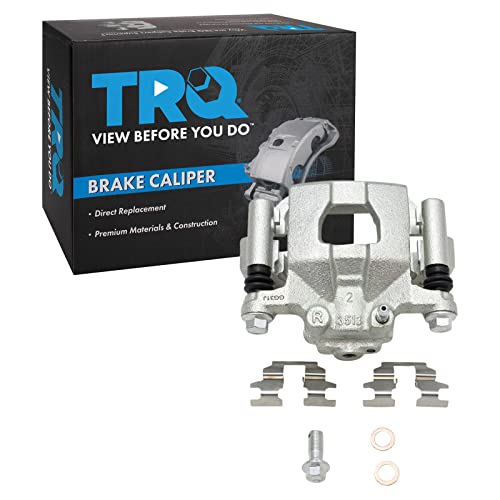 Image of TRQ Rear Right Brake Caliper w /Bracket Passenger Side