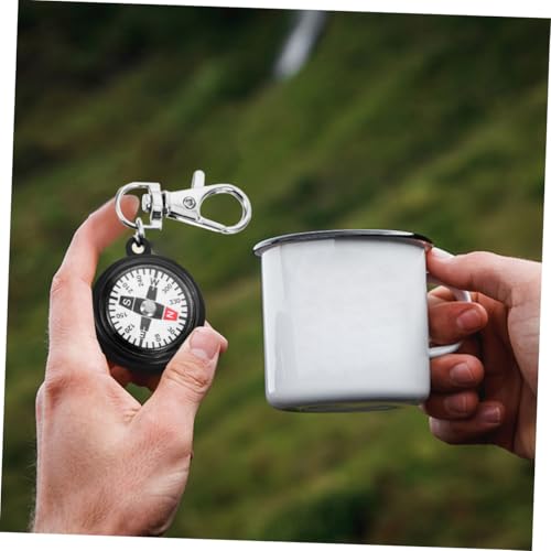 Brújula pequeña de bolsillo para camping y senderismo miniatura 6