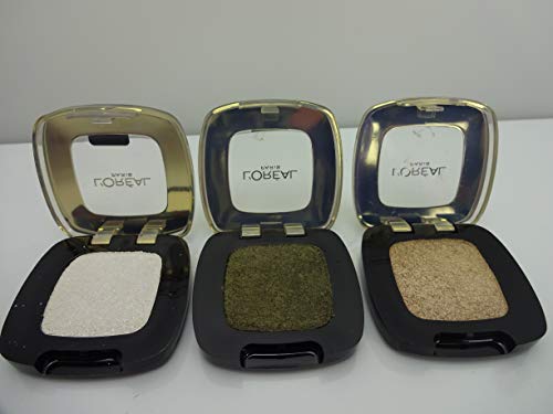 Sombra de ojos L'Oreal Paris Color Riche Mono (paquete de 3) 205 Nude - Gold Shade, 305 Smoky Kaki, 207 Nude Snow In Megeve (paquete de 3) Cover