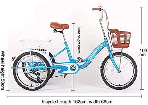 Triciclo de Paseo para Adultos 20 Pulgadas miniatura 3