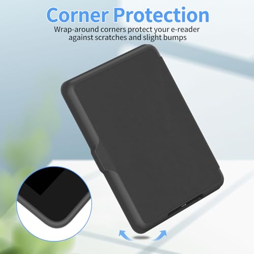 Image of Sanyetral Protective Case with Auto Wake /Sleep Function, Incompatible with TCL Remarkable Nokia -Black